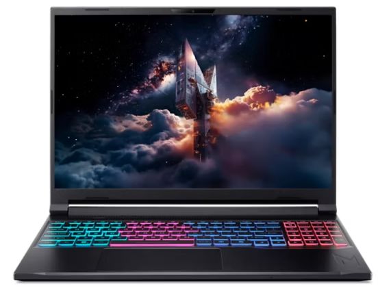 Acer Nitro 16S AI (AN16S-61-R6XA) Ryzen AI 9 365/32GB/1TB SSD/RTX 5070Ti 12GB/herní notebook/16" WQXGA IPS 180 Hz/Win11 Home/černá (obrázek pro) Acer Nitro 16S AI (AN16S-61-R6XA) Ryzen AI 9 365/32GB/1TB SSD/RTX 5070Ti 12GB/herní notebook/16" WQXGA IPS 180 Hz/Win11 Home/černá