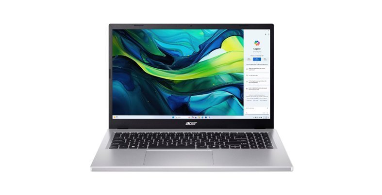 Acer Aspire Go 15 (AG15-41P-R3CW) Ryzen 5 7535HS/16G/1TB SSD/15,6" FHD IPS/W11 Home stříbrná (obrázek pro) Acer Aspire Go 15 (AG15-41P-R3CW) Ryzen 5 7535HS/16G/1TB SSD/15,6" FHD IPS/W11 Home stříbrná
