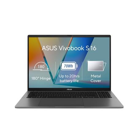 ASUS Vivobook S16 - Intel Ultra 5 Processor 225H/16GB/512GB SSD/16"/WUXGA/IPS/2y PUR/Win 11 Home/šedá (obrázek pro) ASUS Vivobook S16 - Intel Ultra 5 Processor 225H/16GB/512GB SSD/16"/WUXGA/IPS/2y PUR/Win 11 Home/šedá