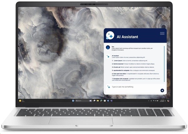 (obrázek pro) DELL Pro 16 Plus PB16250 U5-235U/32GB/512GB SSD/16" IPS FHD+/IR Cam & Mic/W11P/3Y ProSpt/stříbrná