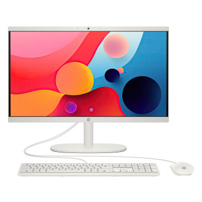 (obrázek pro) HP AIO 22-dg0003nc/22'' VA FHD AG/Intel i3-N300/8GB/512GB SSD/Intel UHD 600/4xUSB/1xHDMI/RJ45/65W/2y/WIN 11 Home/White