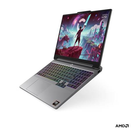 (obrázek pro) Lenovo LOQ 15AHP11 Ryzen 7 250/AI/32GB/SSD 512GB/15,3"/IPS/WQXGA/až180Hz/400nitů/RTX5050 8GB/RJ45/245W/WIN11 Home/šedá